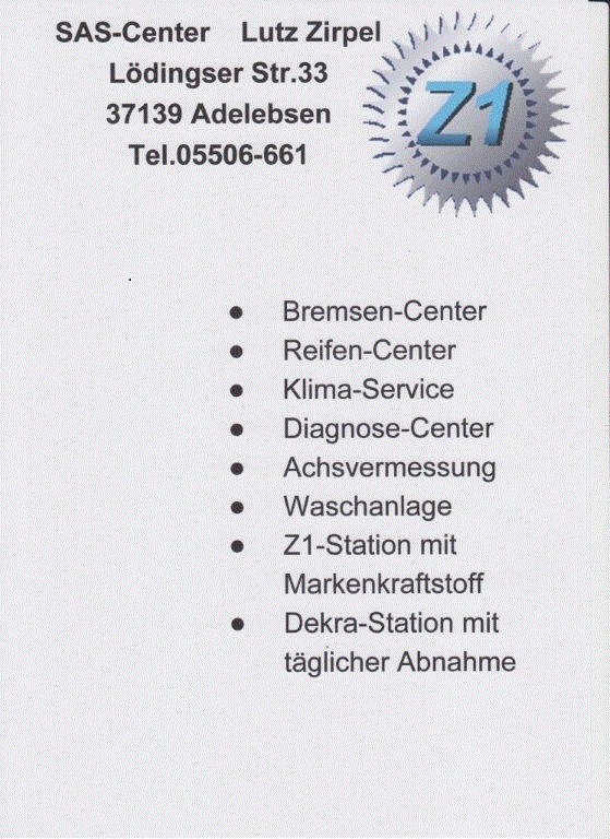 SAS-Center Lutz Zirpel, Adelebsen